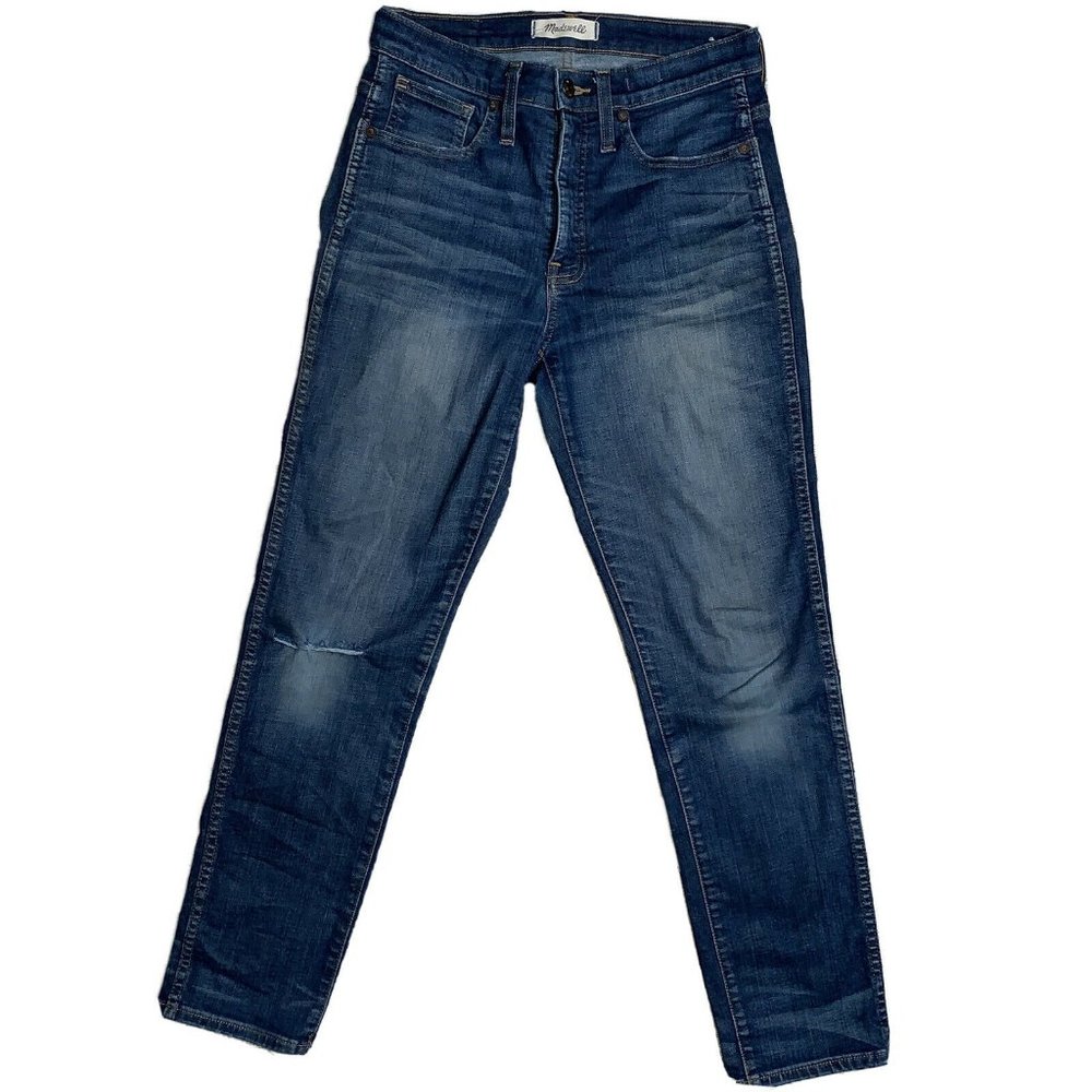 Madewell High Waist High Rise Slim Straight Jean